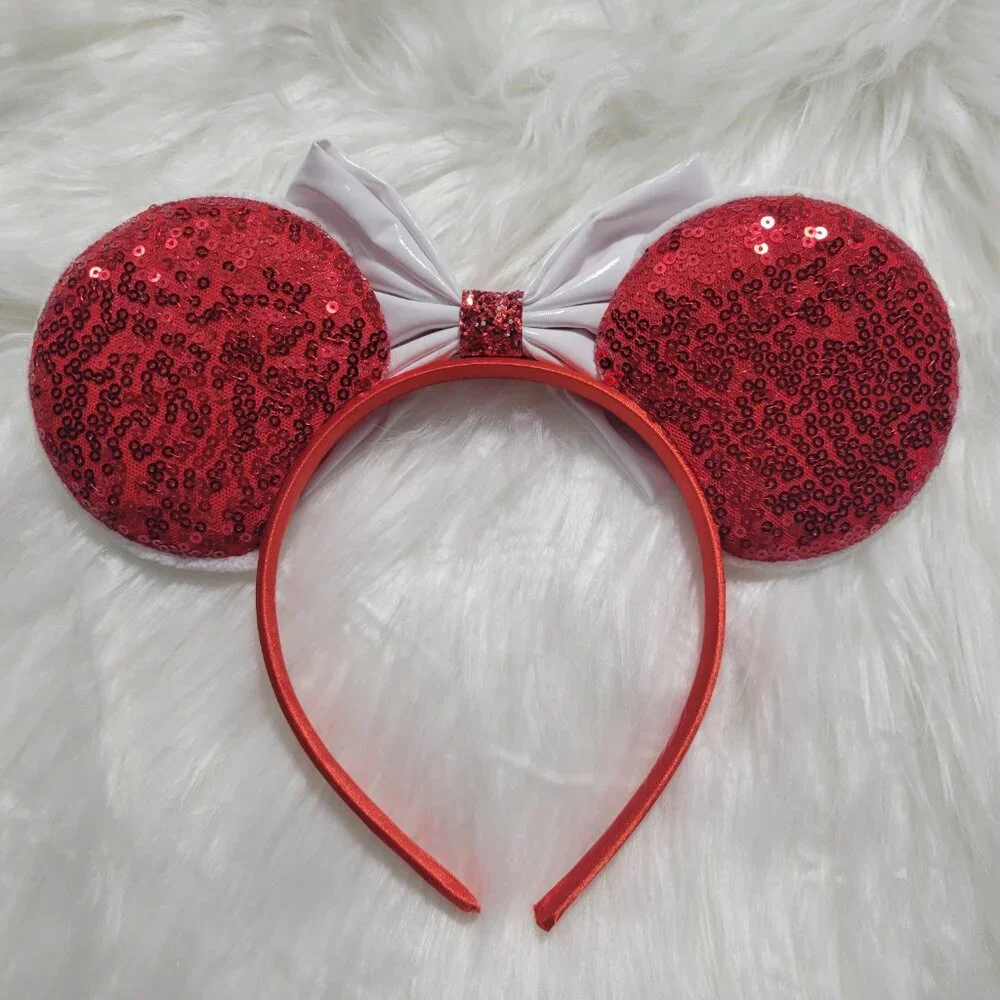 Peppermint Themed Minnie Mouse Ears